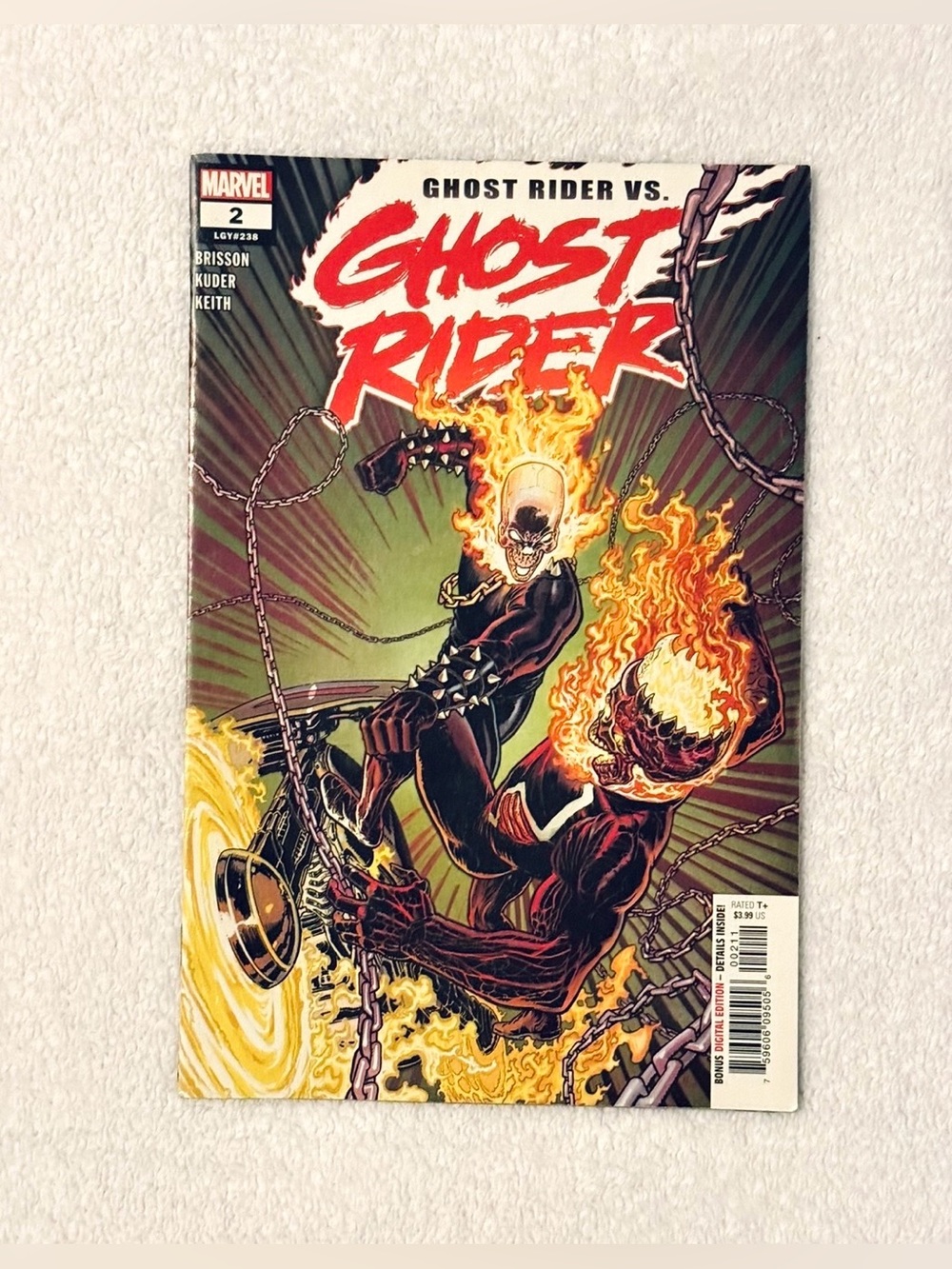 Ghost Rider vs. Ghost Rider Marvel Comic Book #2
